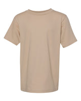 Next Level Youth Cotton Tee. 3310 - Tan