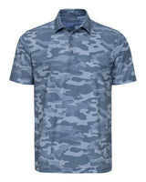 Paragon Men's Newport Camo Polo. 170 - Blue Camo