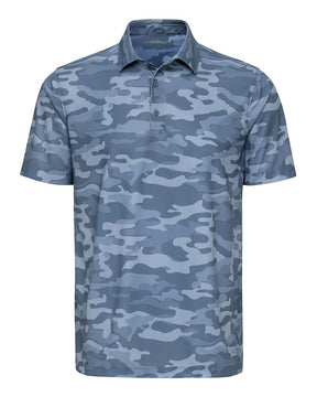 Paragon Men's Newport Camo Polo. 170 - Blue Camo