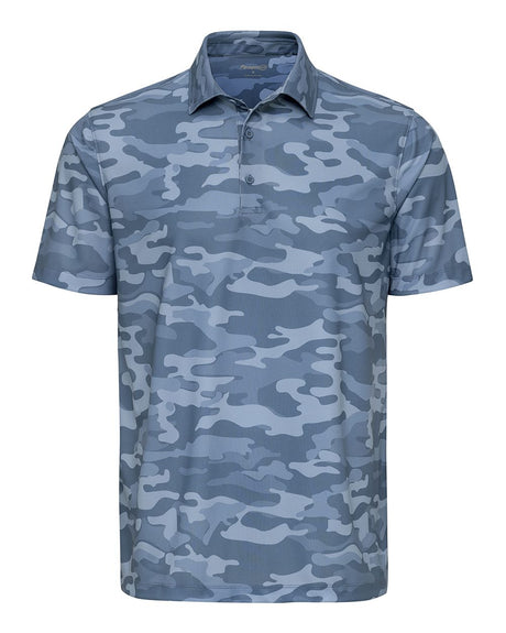 Paragon Men's Newport Camo Polo. 170 - Blue Camo