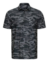 Paragon Men's Newport Camo Polo. 170 - Dark Camo