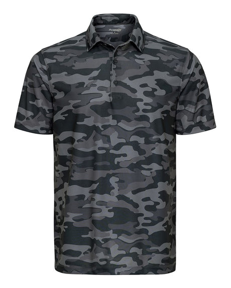 Paragon Men's Newport Camo Polo. 170 - Dark Camo