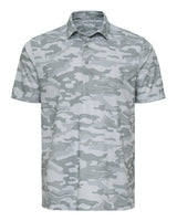 Paragon Men's Newport Camo Polo. 170 - Grey Camo