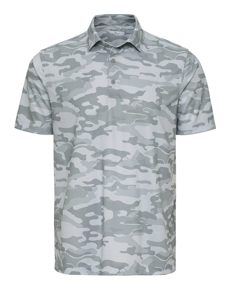 Paragon Men's Newport Camo Polo. 170 - Grey Camo