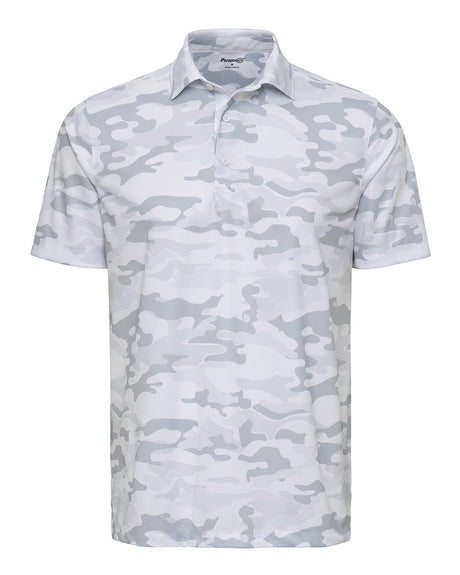 Paragon Men's Newport Camo Polo. 170 - White Camo