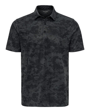 Paragon Men's Monterey Printed Polo. 171 - Black