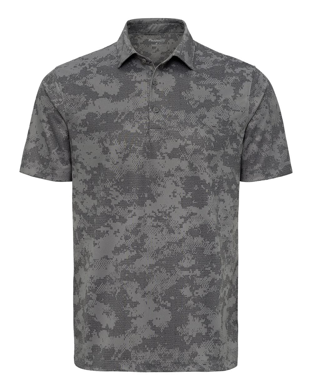 Paragon Men's Monterey Printed Polo. 171 - Grey