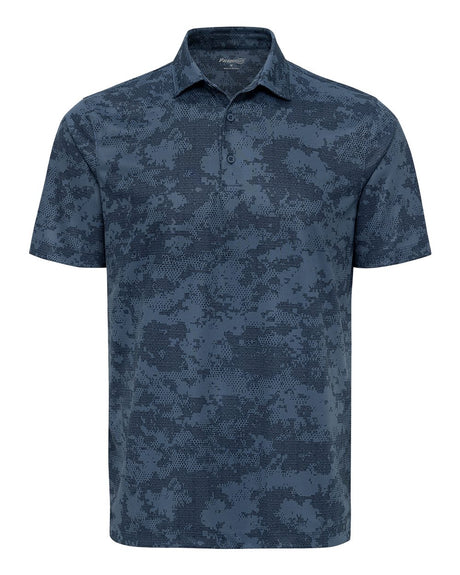 Paragon Men's Monterey Printed Polo. 171 - Navy