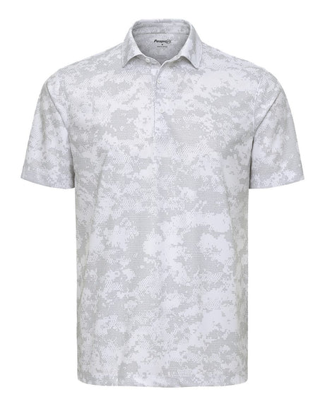 Paragon Men's Monterey Printed Polo. 171 - White