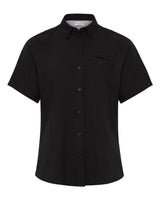 Paragon Women's Hatteras Performance Short Sleeve Fishing Shirt. 704 - Black