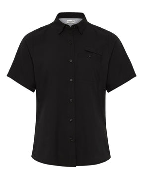 Paragon Women's Hatteras Performance Short Sleeve Fishing Shirt. 704 - Black