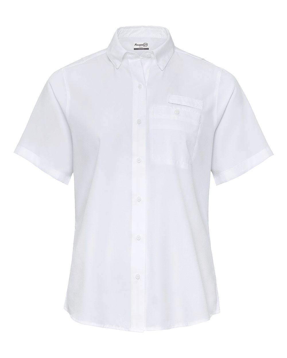 Paragon Women's Hatteras Performance Short Sleeve Fishing Shirt. 704 - White
