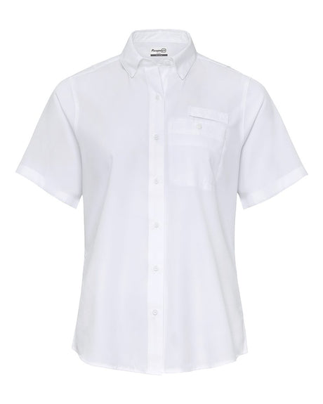 Paragon Women's Hatteras Performance Short Sleeve Fishing Shirt. 704 - White