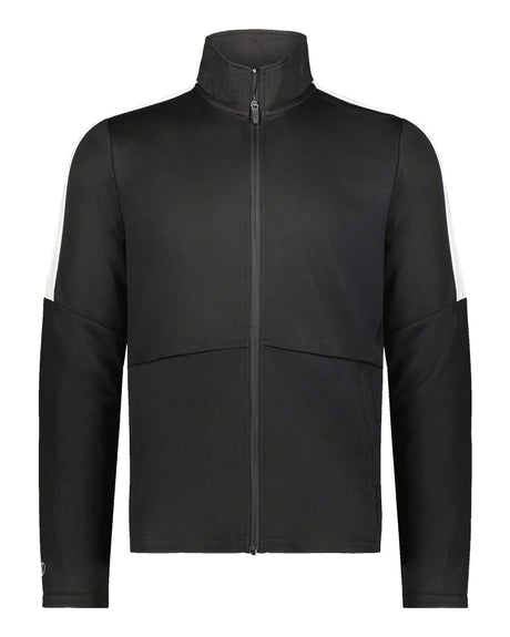 Holloway Men's Crosstown Full-Zip Jacket. 223530 - Black/ White