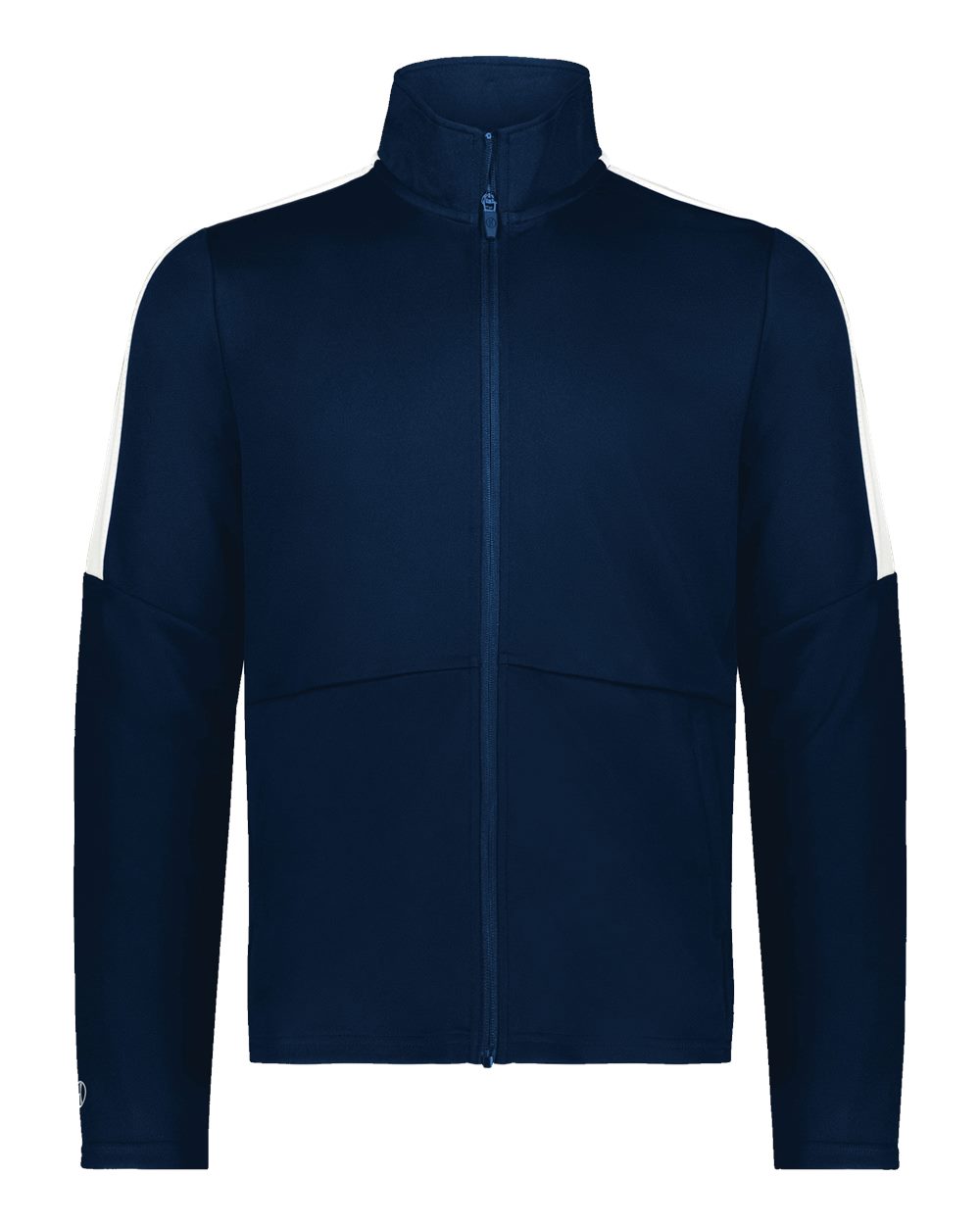 Holloway Men's Crosstown Full-Zip Jacket. 223530 - Navy/ White