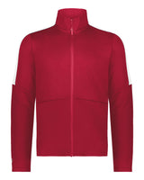 Holloway Youth Crosstown Full-Zip Jacket. 223630 - Scarlet/ White