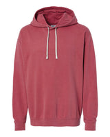 Comfort Colors Unisex Garment-Dyed Lightweight Hooded Sweatshirt. 1467 - Crimson