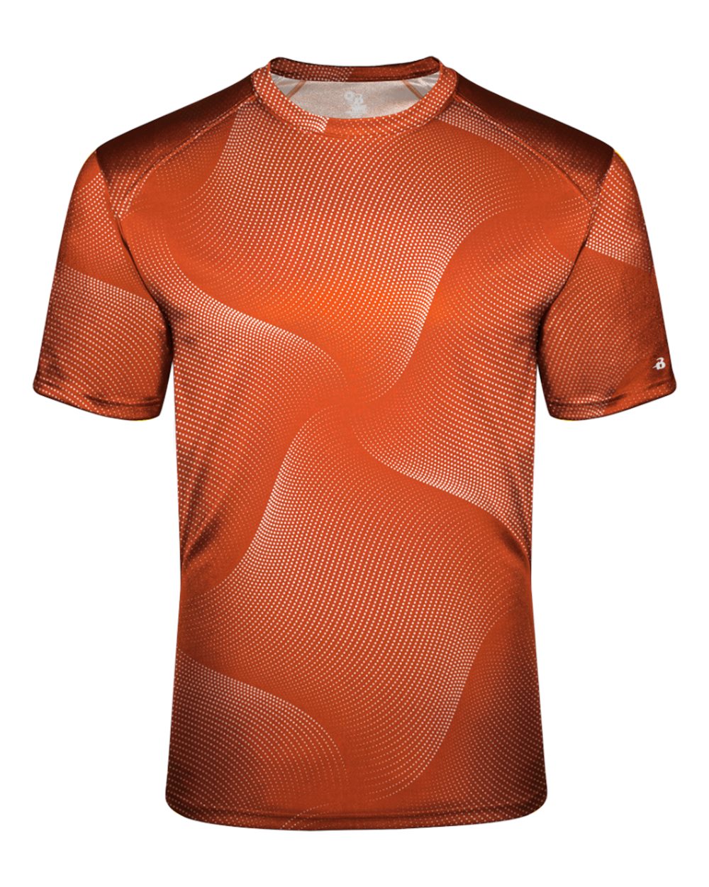 Badger Unisex Warp T-Shirt. 4213 - Burnt Orange