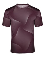 Badger Unisex Warp T-Shirt. 4213 - Maroon