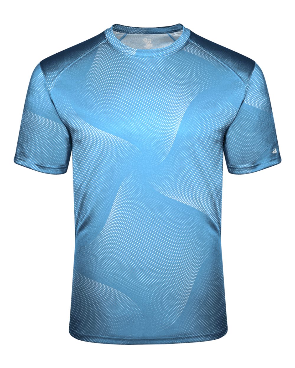 Badger Youth Warp T-Shirt. 2213 - Columbia Blue