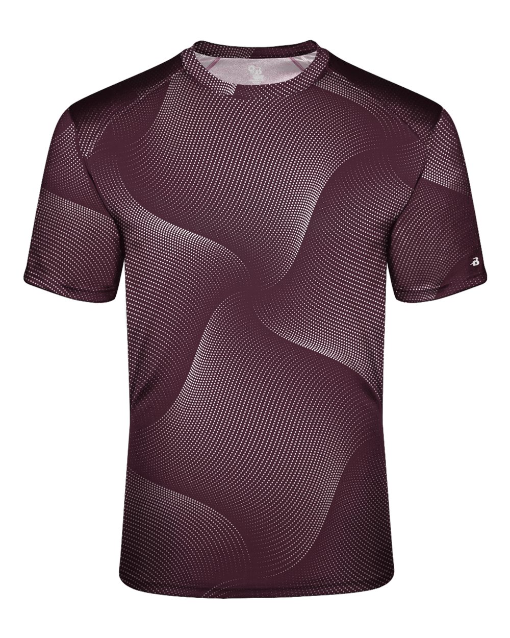 Badger Youth Warp T-Shirt. 2213 - Maroon