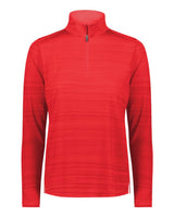 Augusta Sportswear Women's Pursuit Quarter-Zip Pullover. 7012 - Scarlet