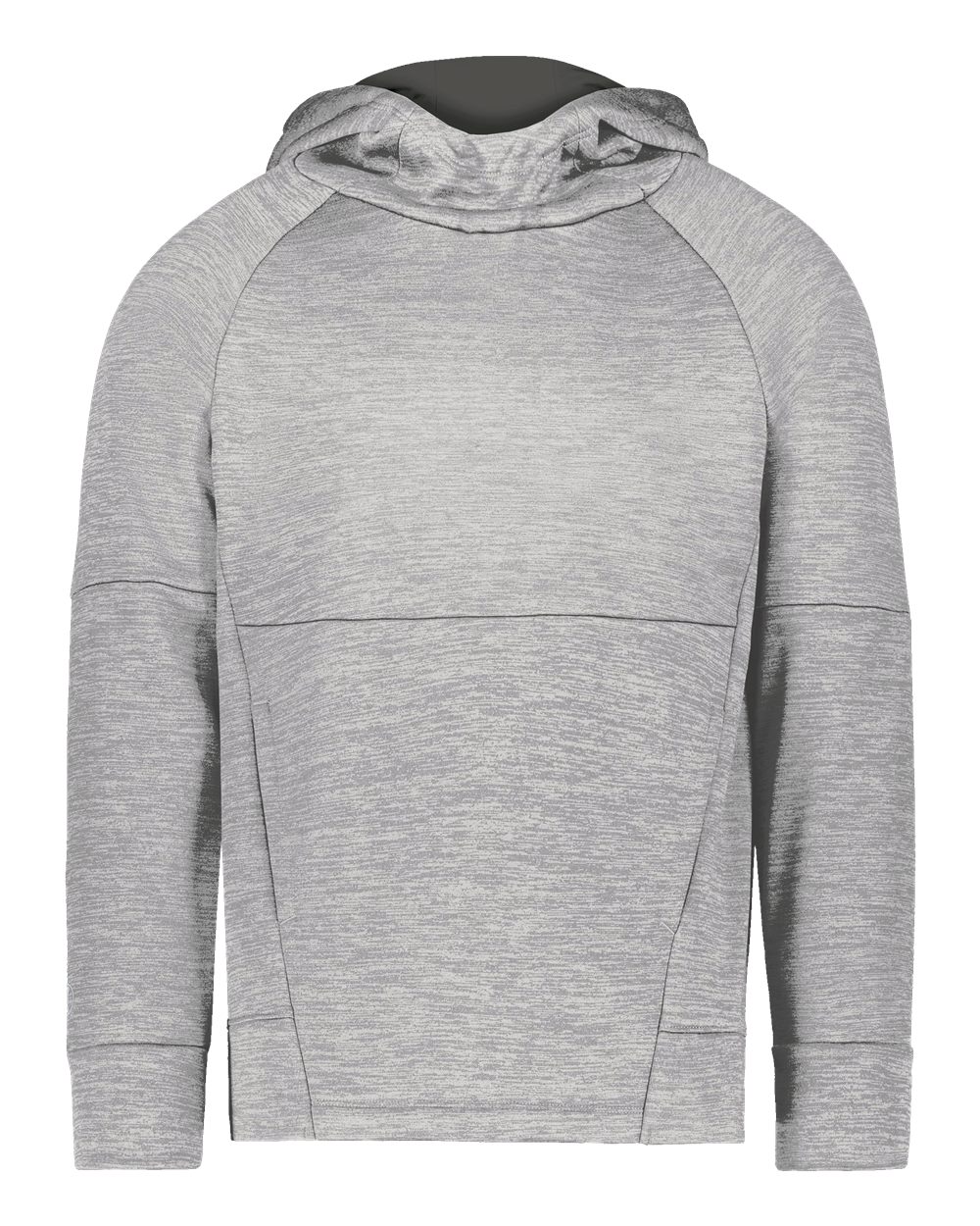 Holloway Youth All-Pro Performance Fleece Hooded Sweatshirt. 223680 - Athletic Grey Heather/ Iron