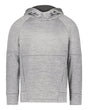 Holloway Youth All-Pro Performance Fleece Hooded Sweatshirt. 223680 - Athletic Grey Heather/ Iron