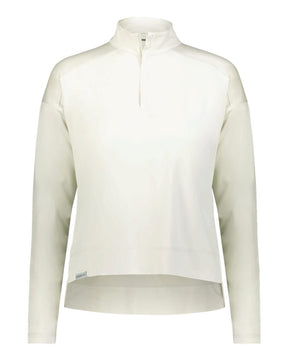 Holloway Women's Eco Revive™ Ventura Soft Knit Quarter-Zip Pullover. 223753 - Birch