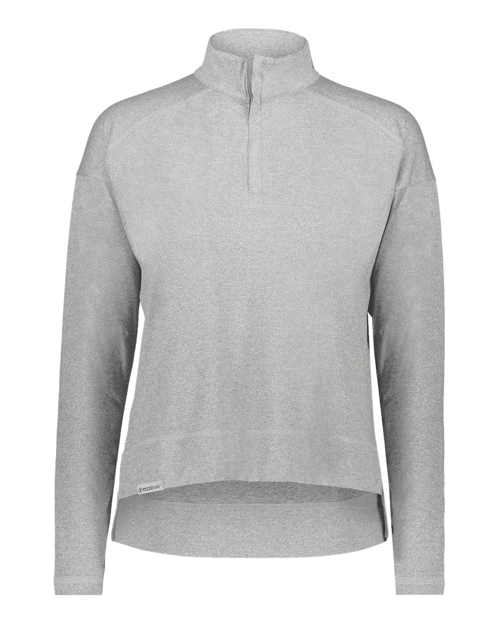 Holloway Women's Eco Revive™ Ventura Soft Knit Quarter-Zip Pullover. 223753 - Grey Heather