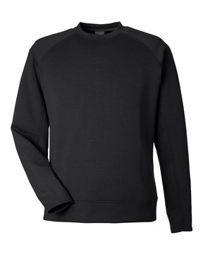 J. America Unisex Apex Fleece Crewneck Sweatshirt. 8752 - Black