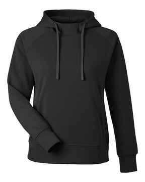 J. America Women's Apex Fleece Hooded Sweatshirt. 8753 - Black