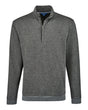 Nautica Unisex Explorer Fleece Quarter-Zip Pullover. N18090 - Charcoal Heather