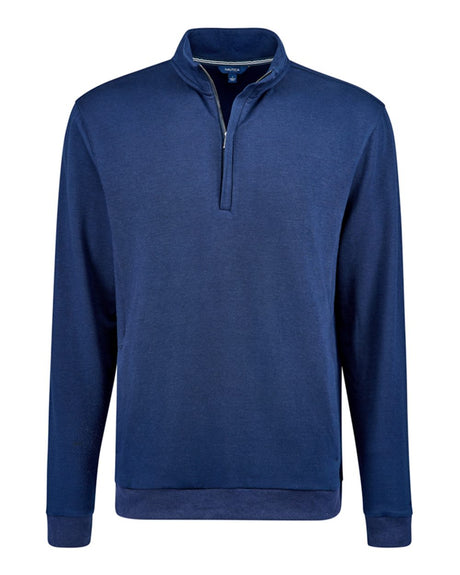 Nautica Unisex Explorer Fleece Quarter-Zip Pullover. N18090 - Navy
