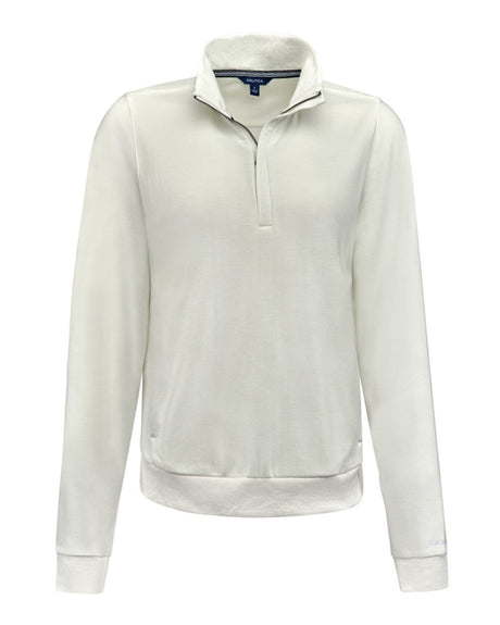 Nautica Women's Explorer Fleece Quarter-Zip Pullover. N18091 - Opal