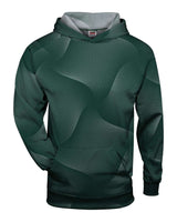 Badger Youth Warp Hooded Sweatshirt. 2413 - Forest