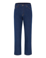 Dickies Men's Straight 5-Pocket Jeans. 9333 - Rinsed Indigo Rigid - 37 Unhemmed