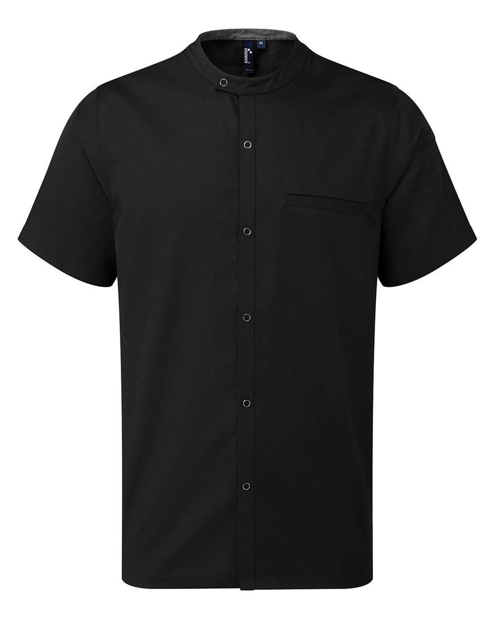 Artisan Collection by Reprime Men's Chef Recycled Shirt. RP904 - Black