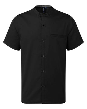 Artisan Collection by Reprime Men's Chef Recycled Shirt. RP904 - Black