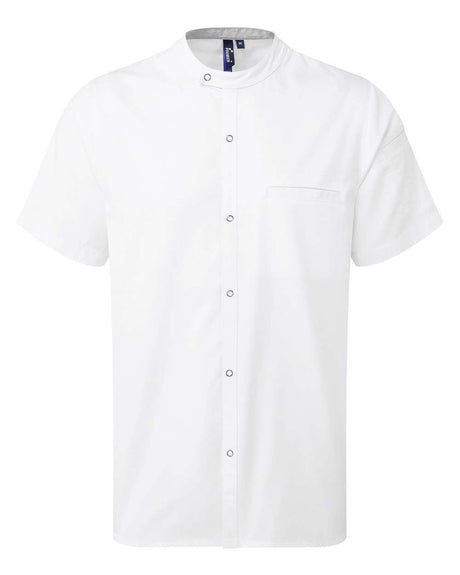 Artisan Collection by Reprime Men's Chef Recycled Shirt. RP904 - White