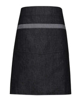 Artisan Collection by Reprime Domain Contrast Denim Waist Apron. RP128 - Black Denim