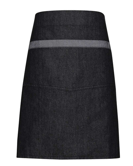 Artisan Collection by Reprime Domain Contrast Denim Waist Apron. RP128 - Black Denim