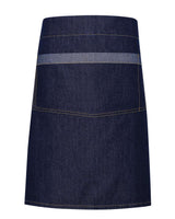 Artisan Collection by Reprime Domain Contrast Denim Waist Apron. RP128 - Indigo Denim