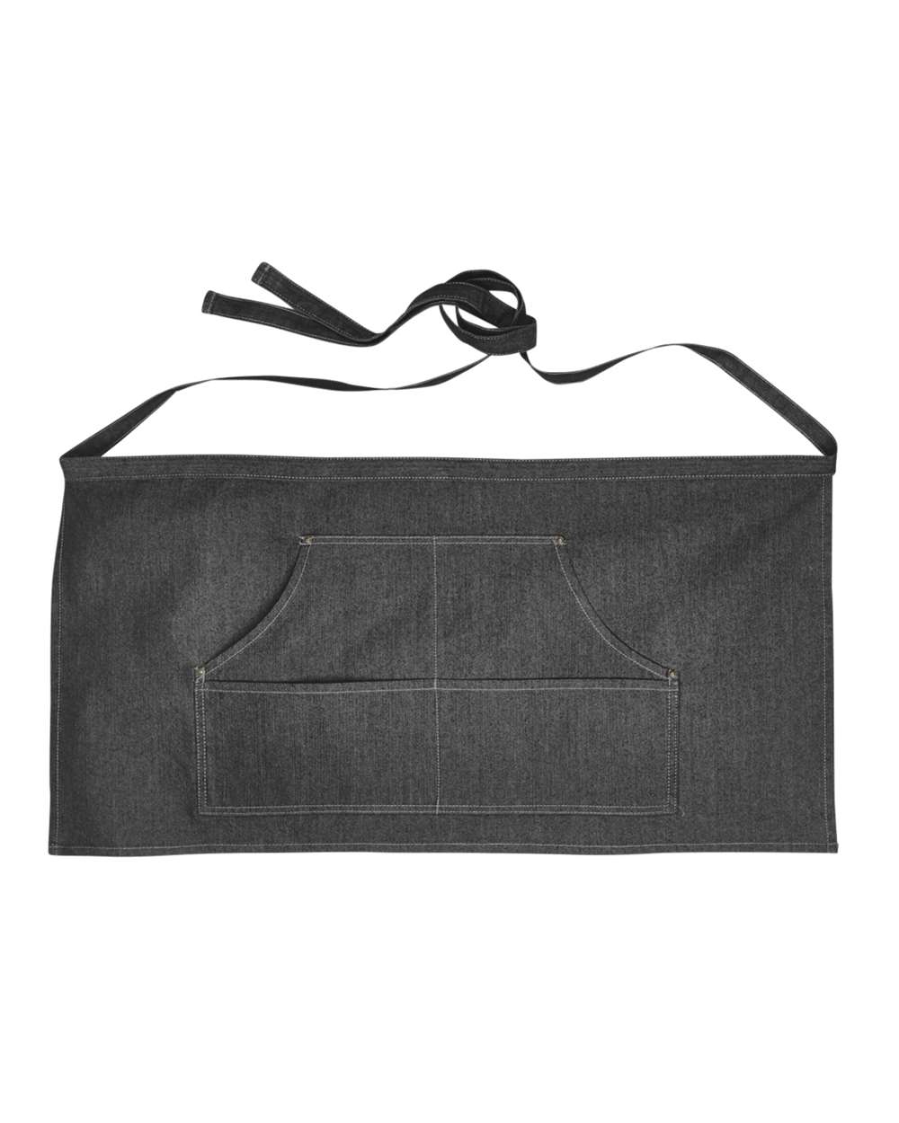 Artisan Collection by Reprime Jeans Stitch Denim Waist Apron. RP125 - Black Denim