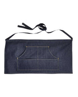 Artisan Collection by Reprime Jeans Stitch Denim Waist Apron. RP125 - Indigo Denim