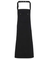 Artisan Collection by Reprime Chino Bib Apron. RP132 - Black