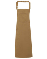 Artisan Collection by Reprime Chino Bib Apron. RP132 - Khaki