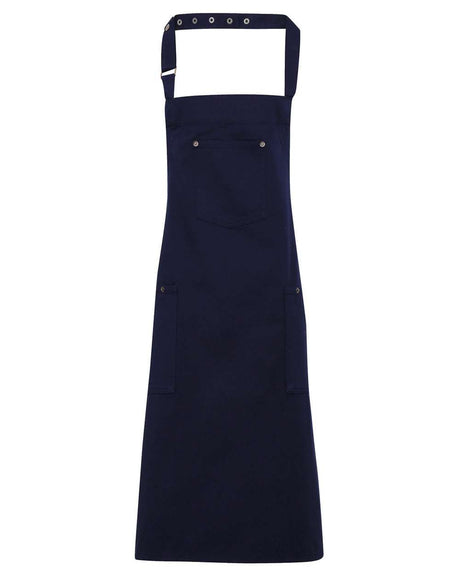 Artisan Collection by Reprime Chino Bib Apron. RP132 - Navy