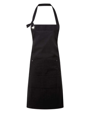 Artisan Collection by Reprime Calibre Heavy Cotton Canvas Pocket Apron. RP137 - Black