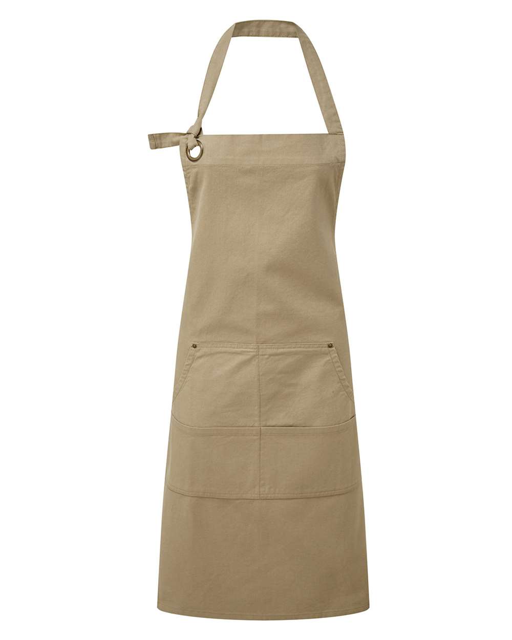 Artisan Collection by Reprime Calibre Heavy Cotton Canvas Pocket Apron. RP137 - Khaki